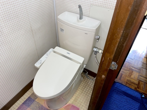 トイレ水漏れ修理工事　工事後　全景