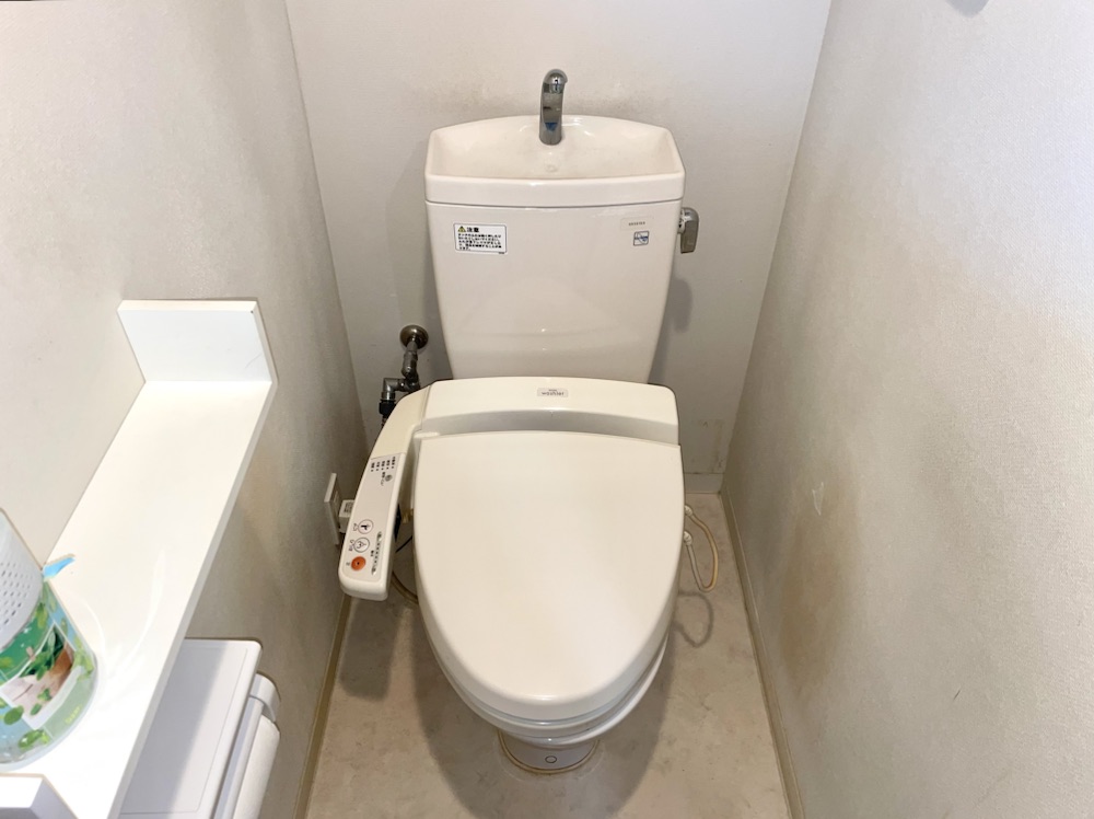 トイレ水漏れ修理工事　工事後